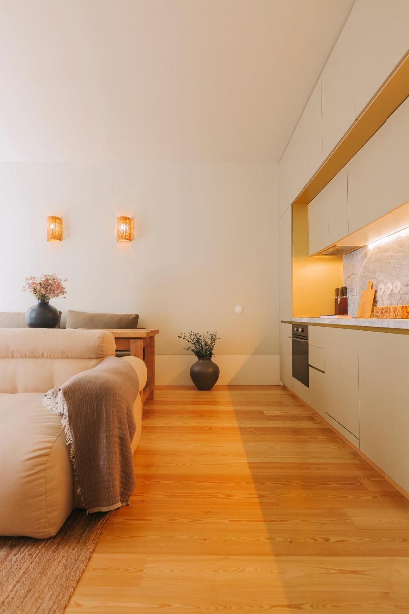 Village Aparthotel By Boa Porto Oda fotoğraf A kitchen in a flat at the new development